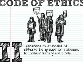 Code of Ethics for Librarians (LIS 55) | PDF