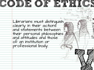 Code of Ethics for Librarians (LIS 55) | PDF