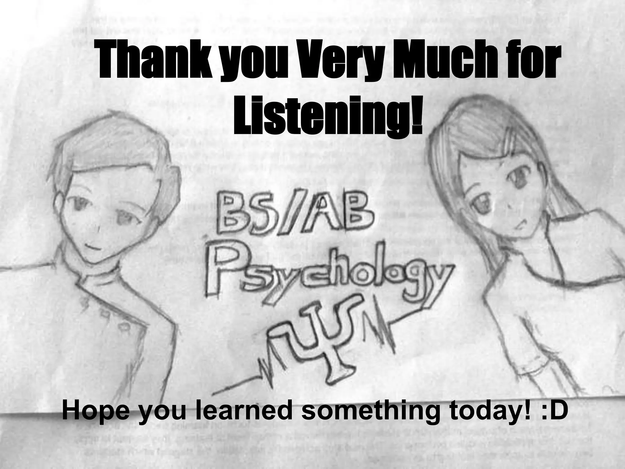 Thank you Very Much for Listening!Hope you learned something today! :D