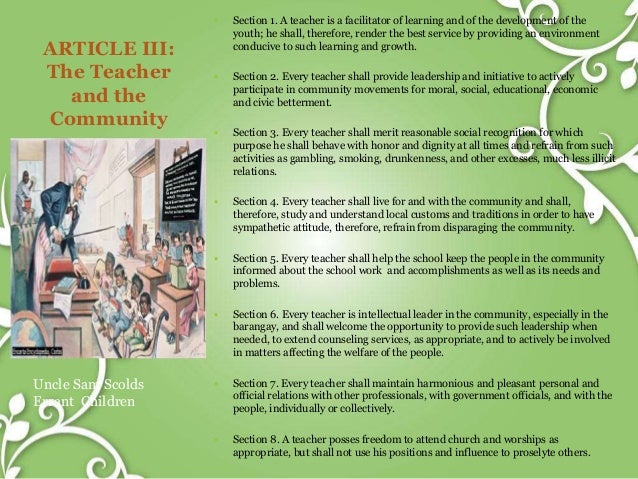 Code Of Ethics For Professional Teachers Code Of Ethics For Professional Teachers