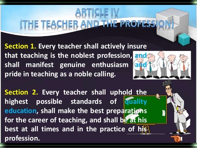 Code Of Ethics For Professional Teachers Of The Philippines Code Of Ethics For Professional Teachers Of The Philippines