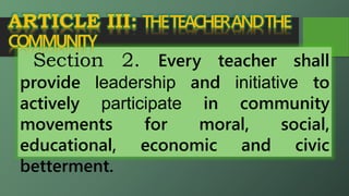 Code Of Ethics For Professional Teachers By Cath Shen Code Of Ethics For Professional Teachers By Cath Shen