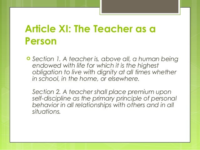 Code Of Ethics For Professional Teachers Simple Code Of Ethics For Professional Teachers Simple