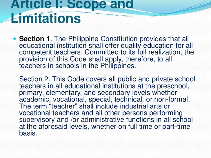 What Is Article Of The Code Of Ethics Slide Share