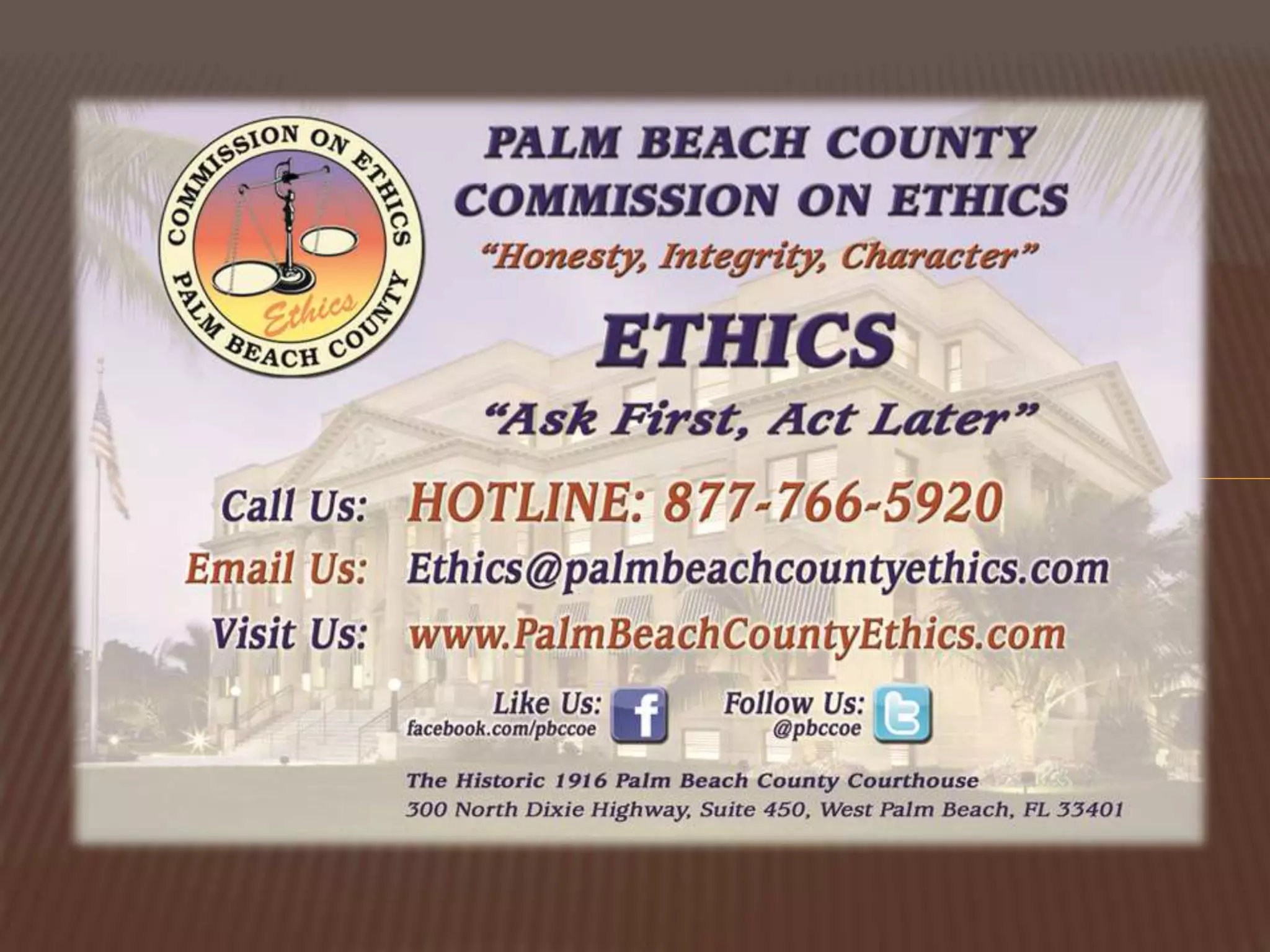 Code of Ethics Training