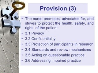 Provision 3. clearance