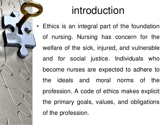 Code Of Nursing Ethics Code Of Nursing Ethics