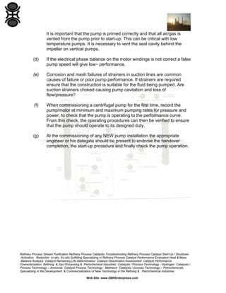 Code of Practice - Centrifugal Pump Operation and Maintenance | PDF