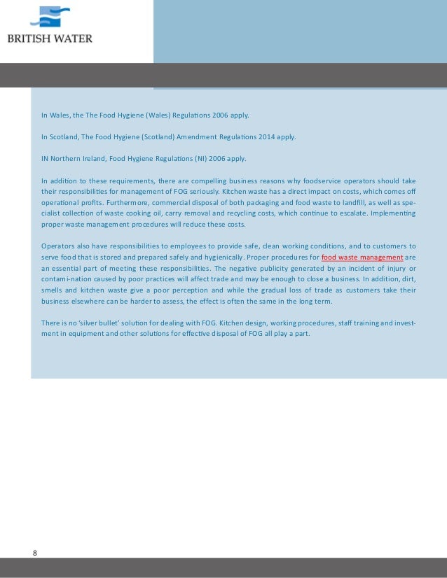 british water code of practice for food industry the food hygiene regulations 2006