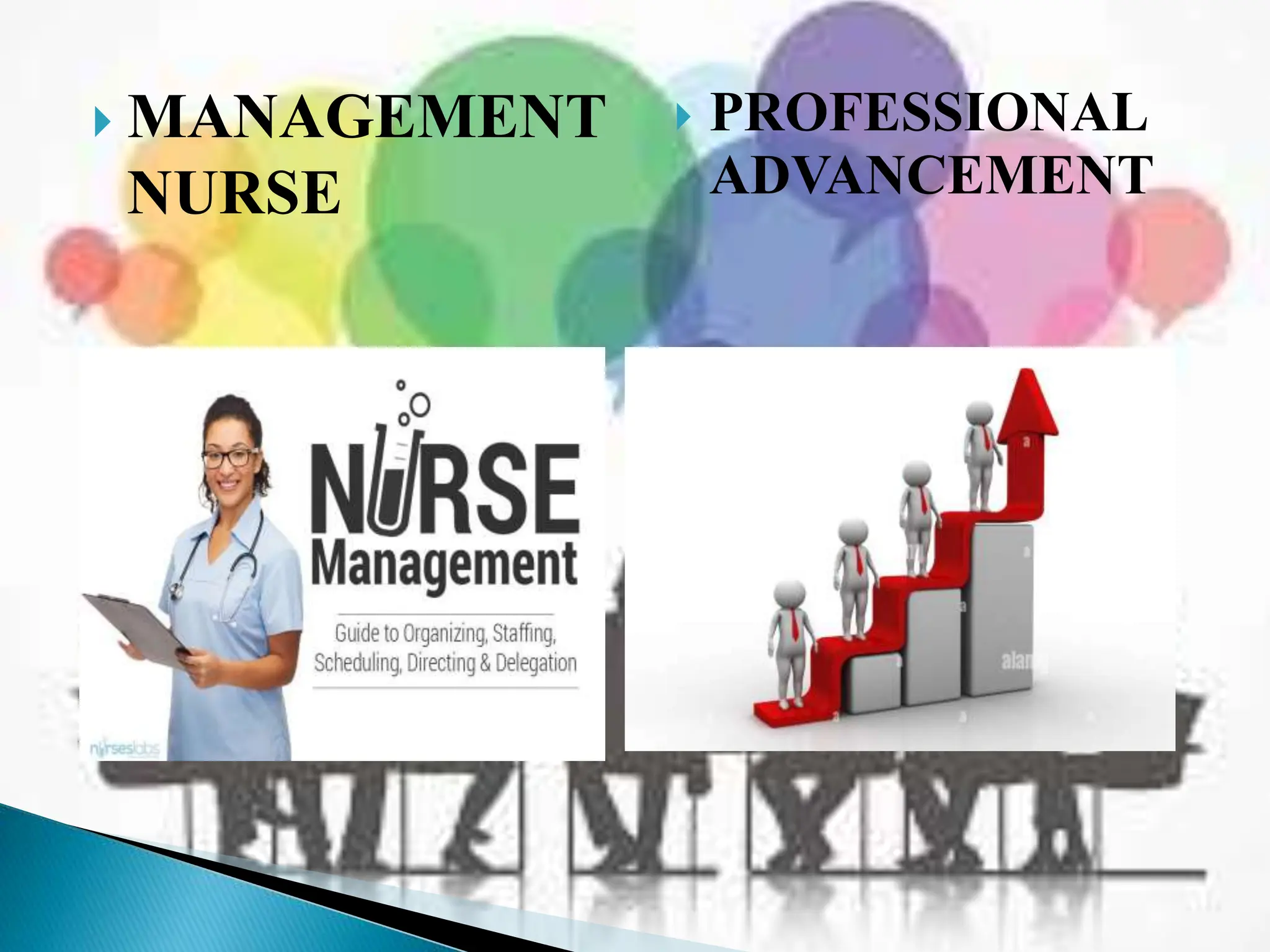  MANAGEMENT
NURSE
PROFESSIONAL
ADVANCEMENT