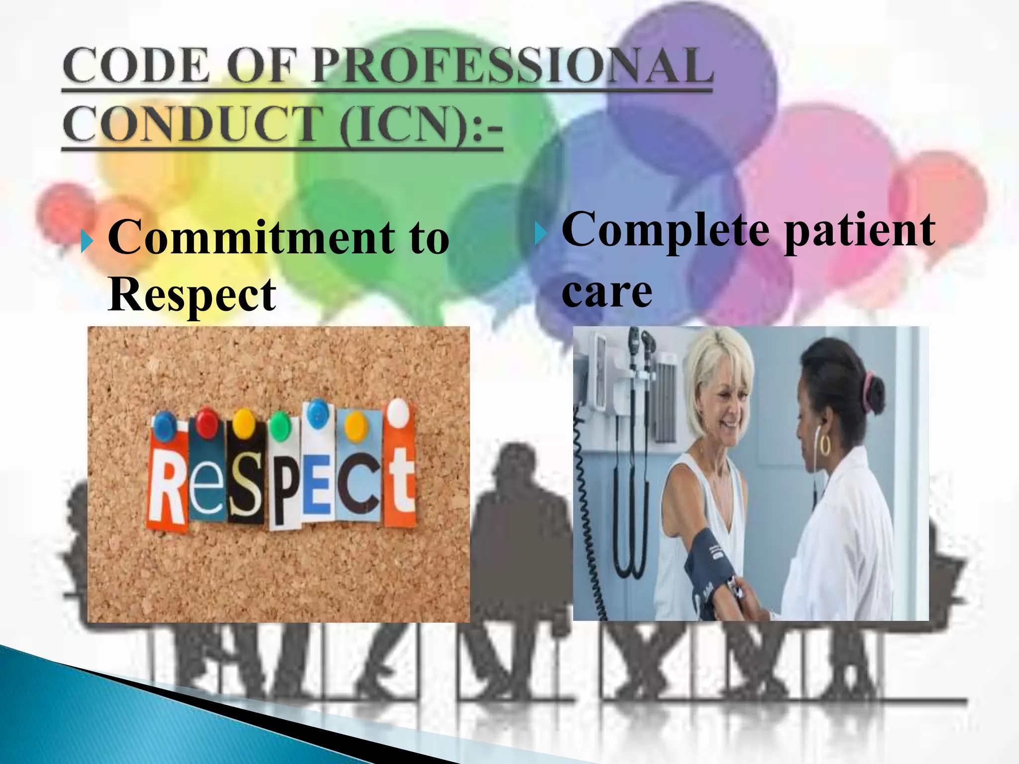  Commitment to
Respect
Complete patient
care