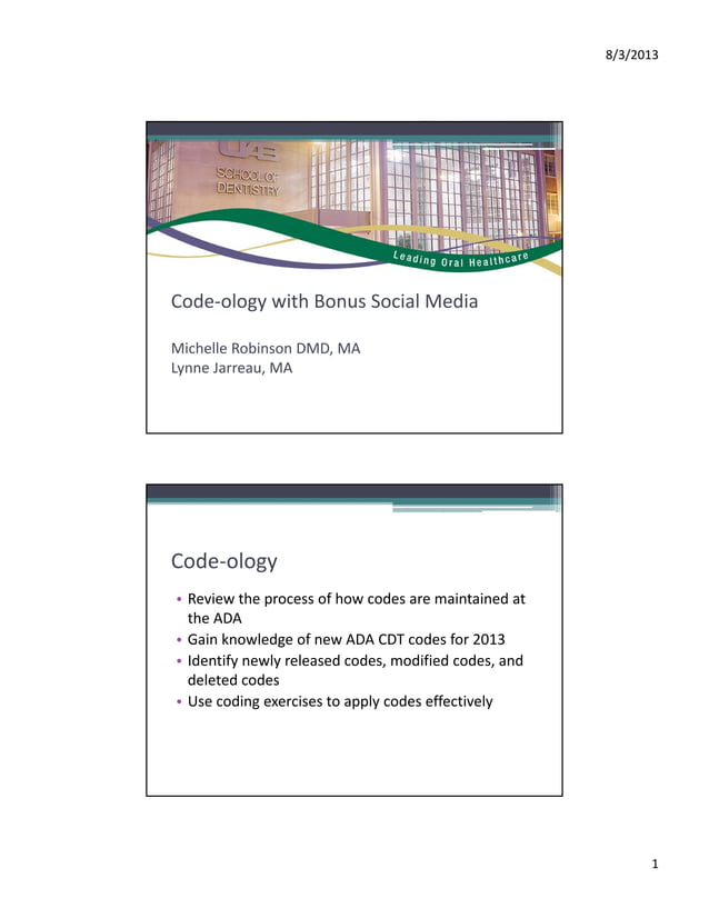 Robinson Code-ology | PPT