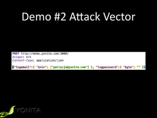 Demo	#2	A]ack	Vector
 