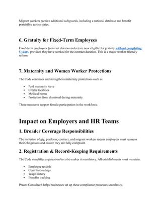 Social Security Code 2020 Code on Social Security 2020: Key Provisions, Benefits & Compliance ...