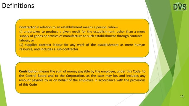 Code on Social Security, 2020-Part I | PPTX | Government Support and ...