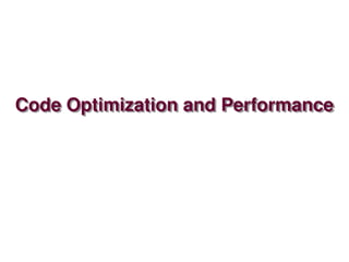 Comprehensive Guide to Code Optimization and Performance Enhancement ...