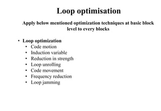 Comprehensive Guide to Code Optimization Techniques in Compiler Design ...