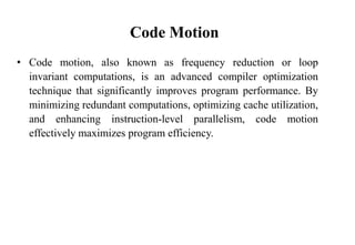 Comprehensive Guide to Code Optimization Techniques in Compiler Design ...