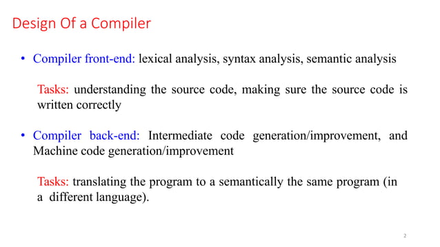Code optimization in compiler design | PDF | Programming Languages ...
