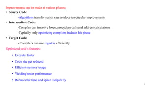 Code optimization in compiler design | PPT