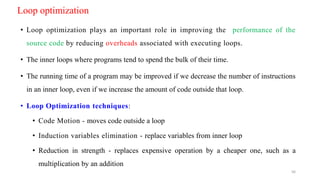 Code optimization in compiler design | PPT