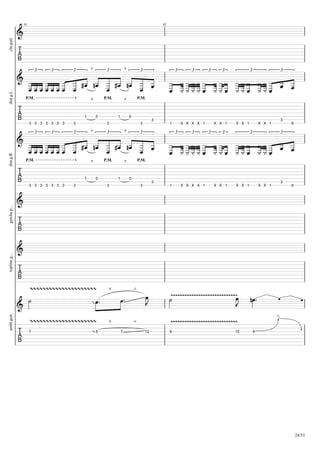 24/53
cln.guit.
dist.g.L
dist.g.R
getcha.p...
topline.g...
ambt.guit.
3 3 3 3 3 3 3 3 3 3 3
3 3 3 3 3 3 3 3
1 0
3
1 0
3
3
1 X X X X 1 X X 1 X X 1 X X 1
3
6
3 3 3 3 3 3 3 3 3 3 3
3 3 3 3 3 3 3 3
1 0
3
1 0
3
3
1 X X X X 1 X X 1 X X 1 X X 1
3
6
7 5 7 12 9 10 9
81 82
P P
P P
P.M. P.M. P.M.
P P
P P
P.M. P.M. P.M.
H sl.
H sl.
½
 