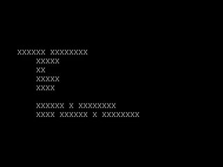 XXXXXX XXXXXXXX
XXXXX
XX
XXXXX
XXXX
XXXXXX X XXXXXXXX
XXXX XXXXXX X XXXXXXXX
 