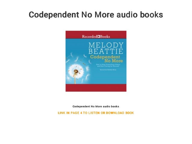 codependent no more audio book download