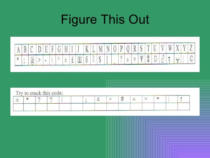 Cracking Codes