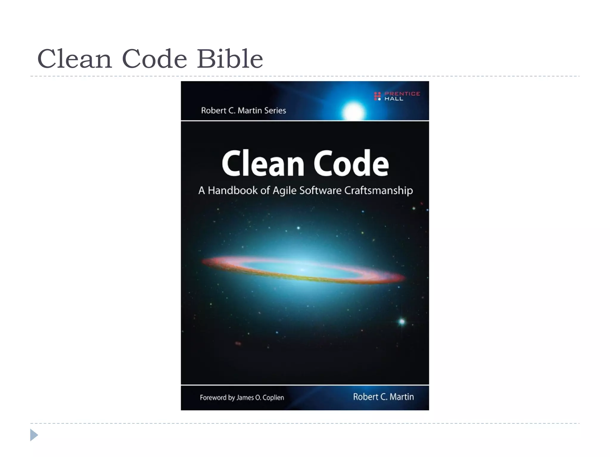 Clean Code Bible
 