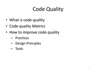 Code quality | PPTX