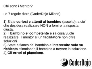 CoderDojo Firenze @Scuola Santa Maria Coverciano | PDF