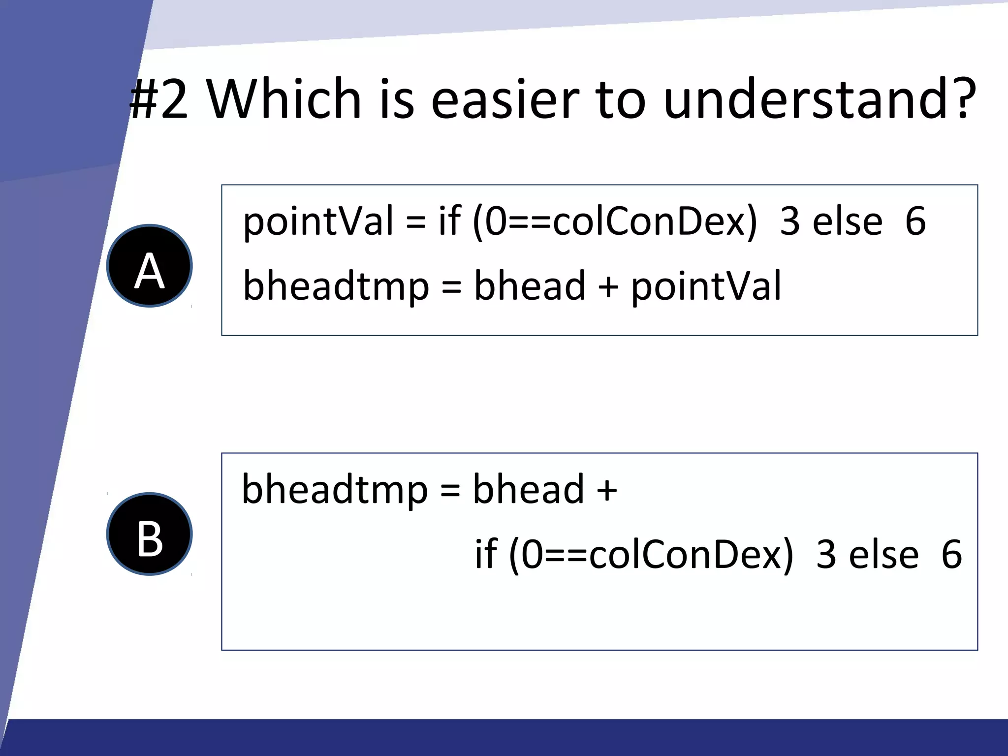 Code readability in r | PPT