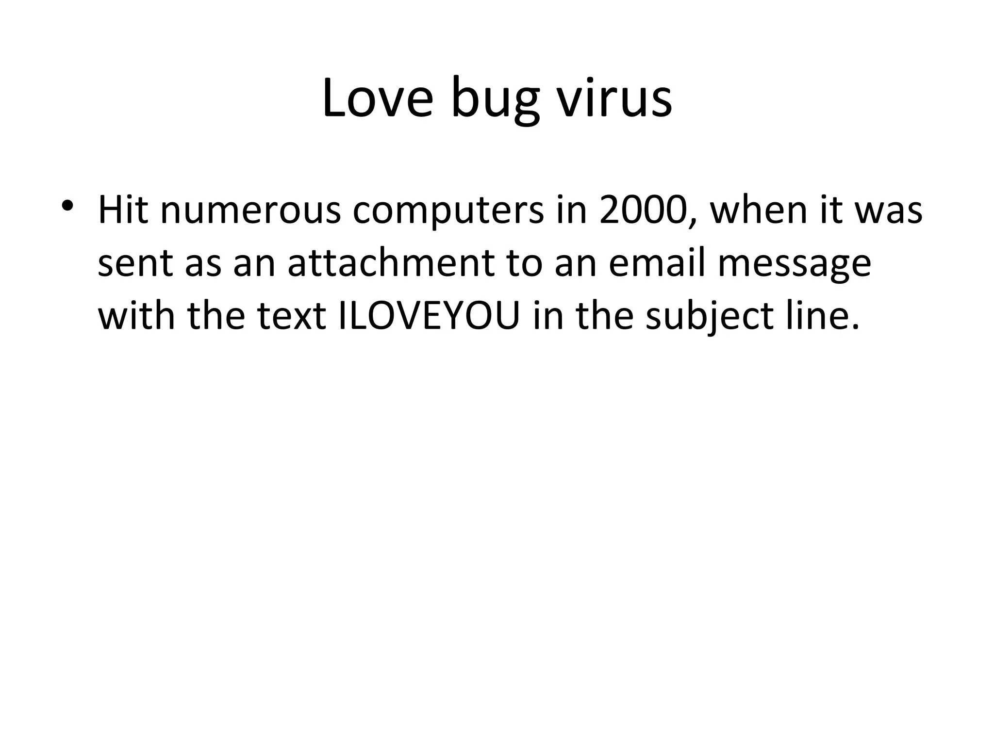 Code Red Virus | PPT | Antivirus Software | Computer Software and ...