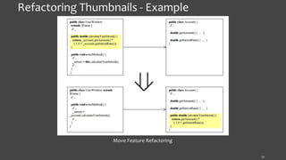 38
Refactoring Thumbnails - Example
Move Feature Refactoring
 