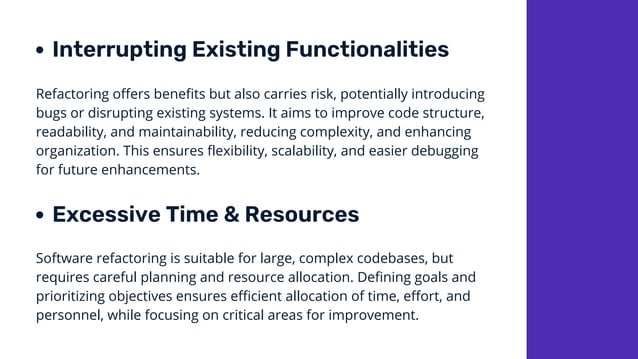 Code Refactoring In Software Development PPT code-refactoring-in-software-development-ppt