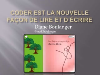Diane Boulanger 
@mcd_boulanger 
 