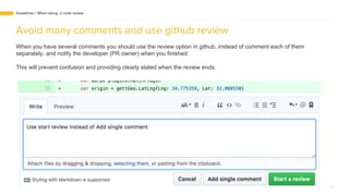 Code review best practice | PPT