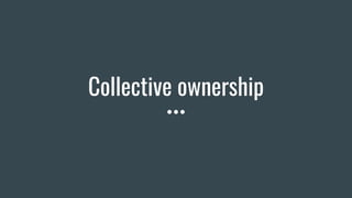 Collective ownership
 