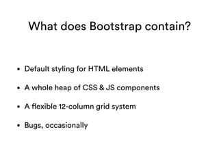 Scalable front-end architecture with Bootstrap 3 + Atomic CSS | PPT