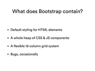 Scalable front-end architecture with Bootstrap 3 + Atomic CSS