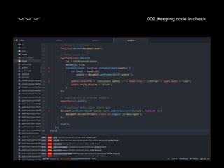 002. Keeping code in check
 