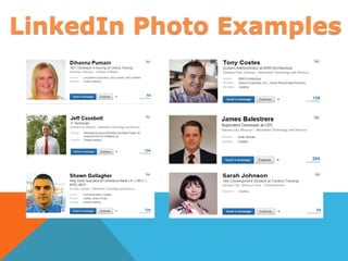 LinkedIn Photo Examples
 