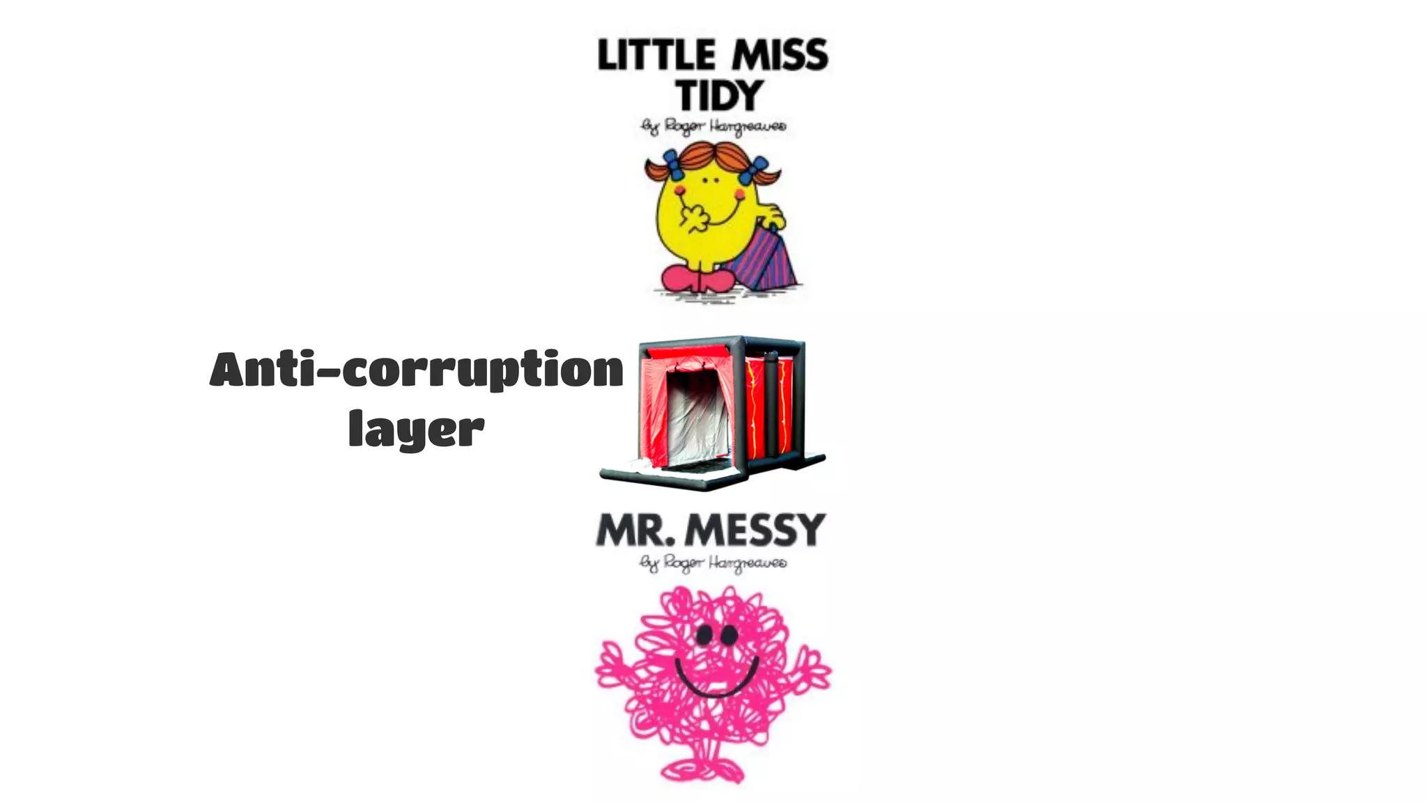 Anti-corruption
layer
 