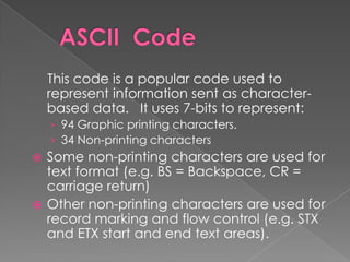 Codes | PPT