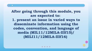 Milcon Code 3 Code 2 Code 6 Codes and convention Codes and convention | PPTX