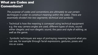 Codes and conventions | PPT