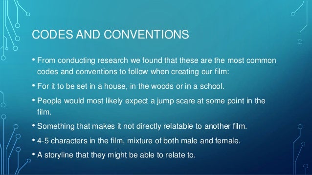 Codes And Conventions