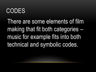 Codes and conventions | PPTX