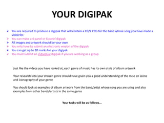 Codes and conventions digipack | PPTX